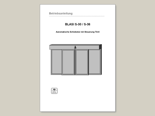 BLASI S-30/-36 TA-6 – Bedienungsanleitung