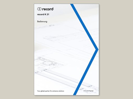 record K 21 – Bedienungsanleitung